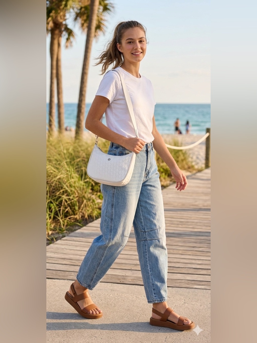 Classic High-Waist Light Blue Women's Jeans